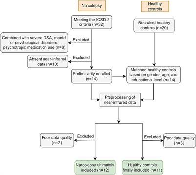 Assessing resting-state brain functional connectivity in adolescents and young adults with narcolepsy using functional near-infrared spectroscopy